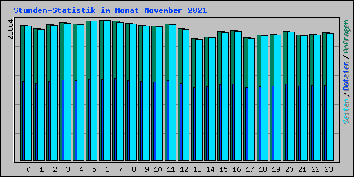 Stunden-Statistik im Monat November 2021